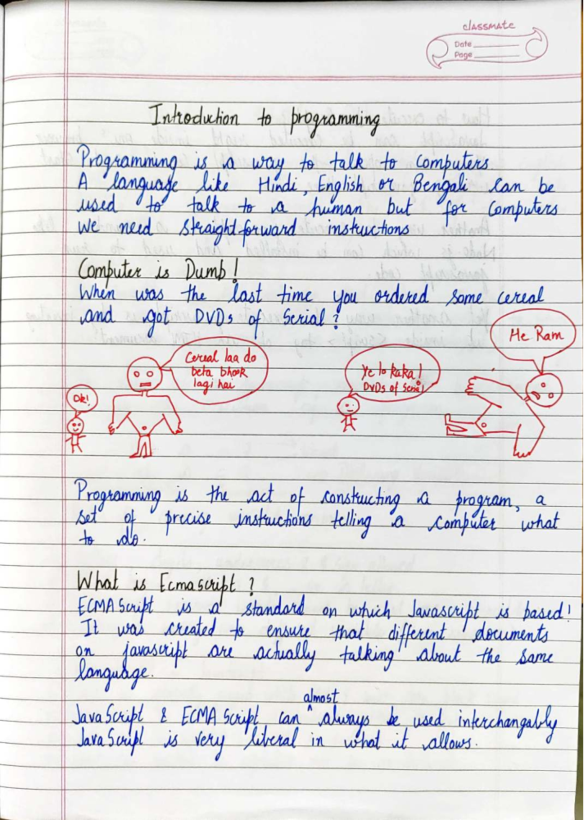 JS Chapterwise Notes copy - Computer science - Studocu