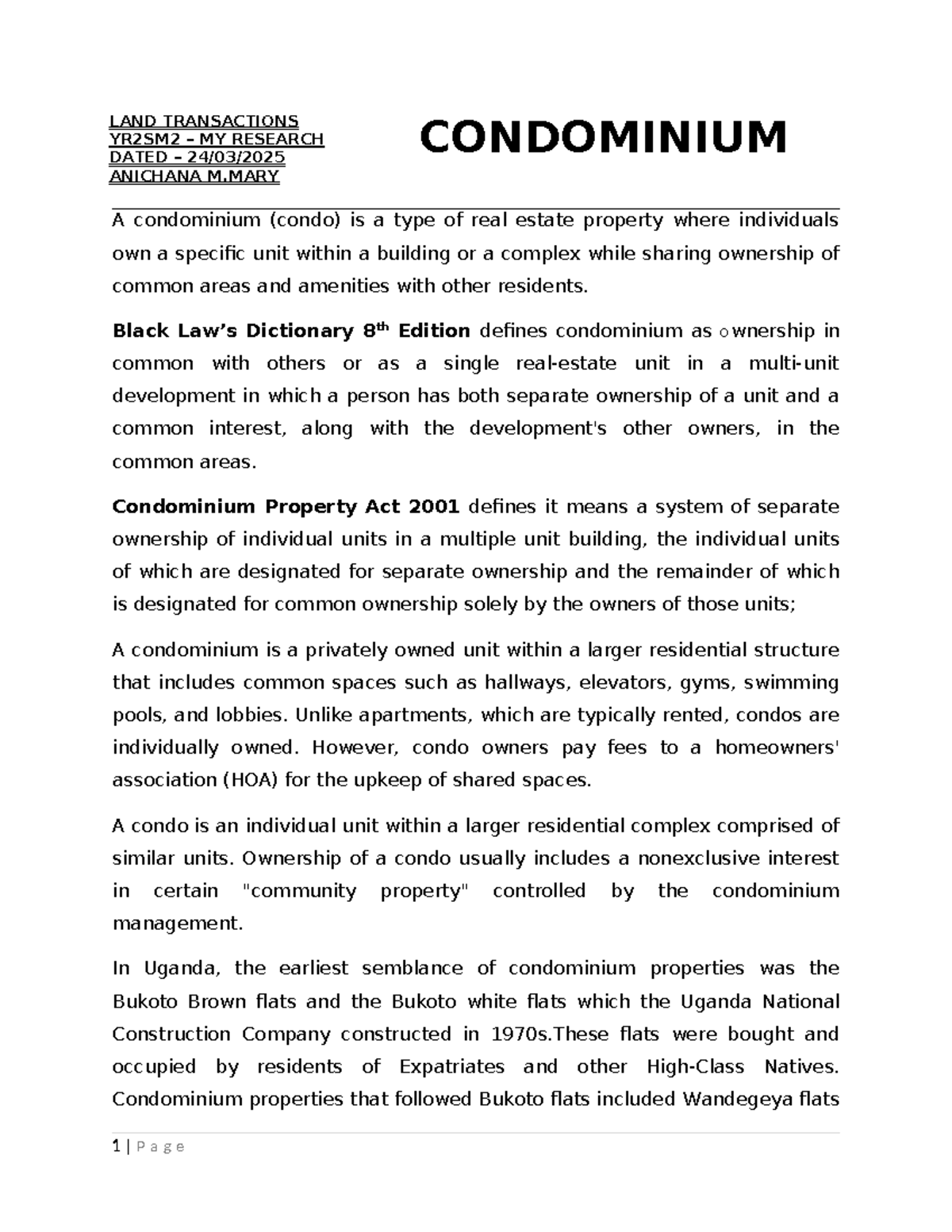 Condominium Land Transactions YR2SM2: My Personal Research Insights ...