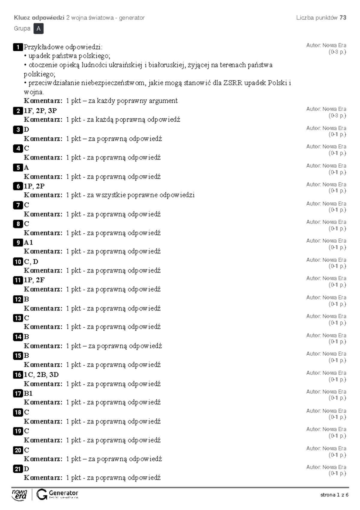 Nowa Era Sprawdzian 6 Ii Wojna światowa Odpowiedzi www.studocu.com