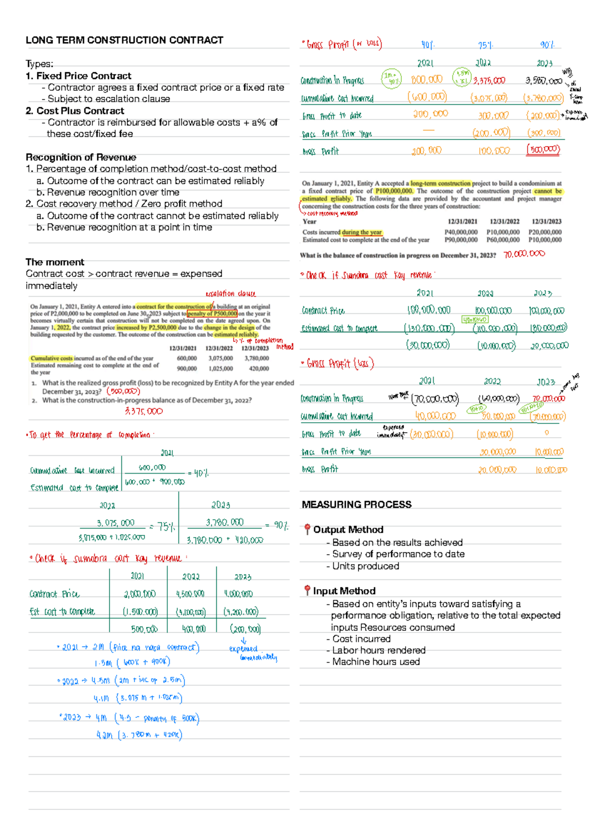 Midterms AST LTCC - GOODLUCKIESSSS - LONG TERM CONSTRUCTION CONTRACT ...