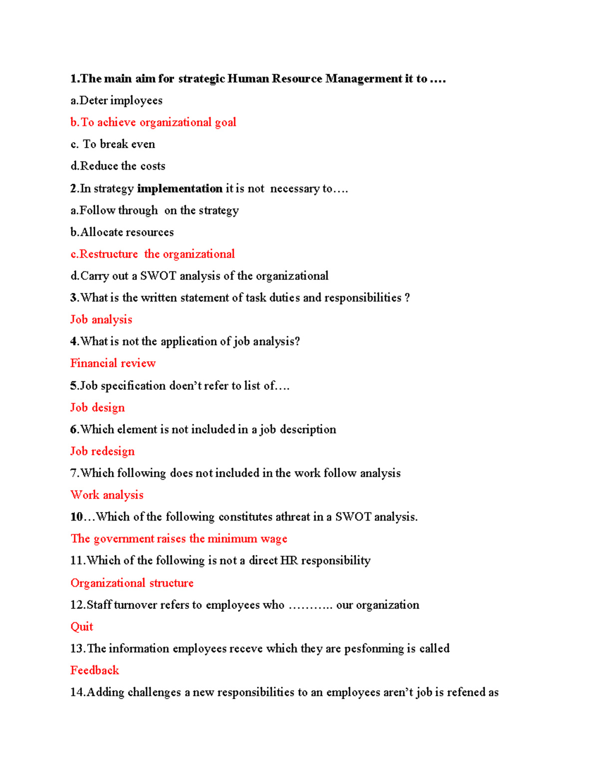 HRM-1: Strategic Human Resource Management Insights & Key Concepts ...