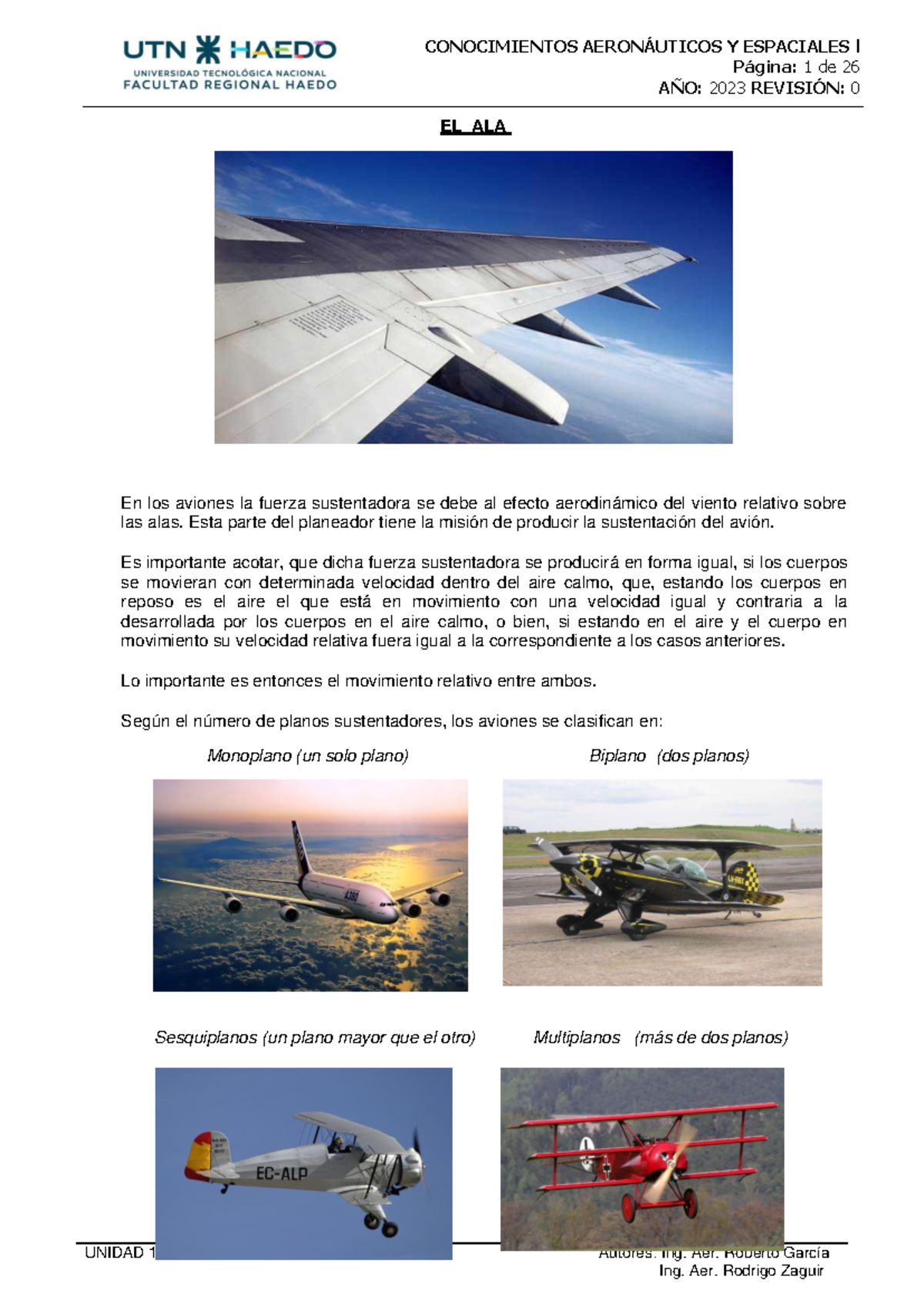 Unidad 10: El Ala y Sus Estructuras Aeronáuticas - Aeronáutica 101 ...