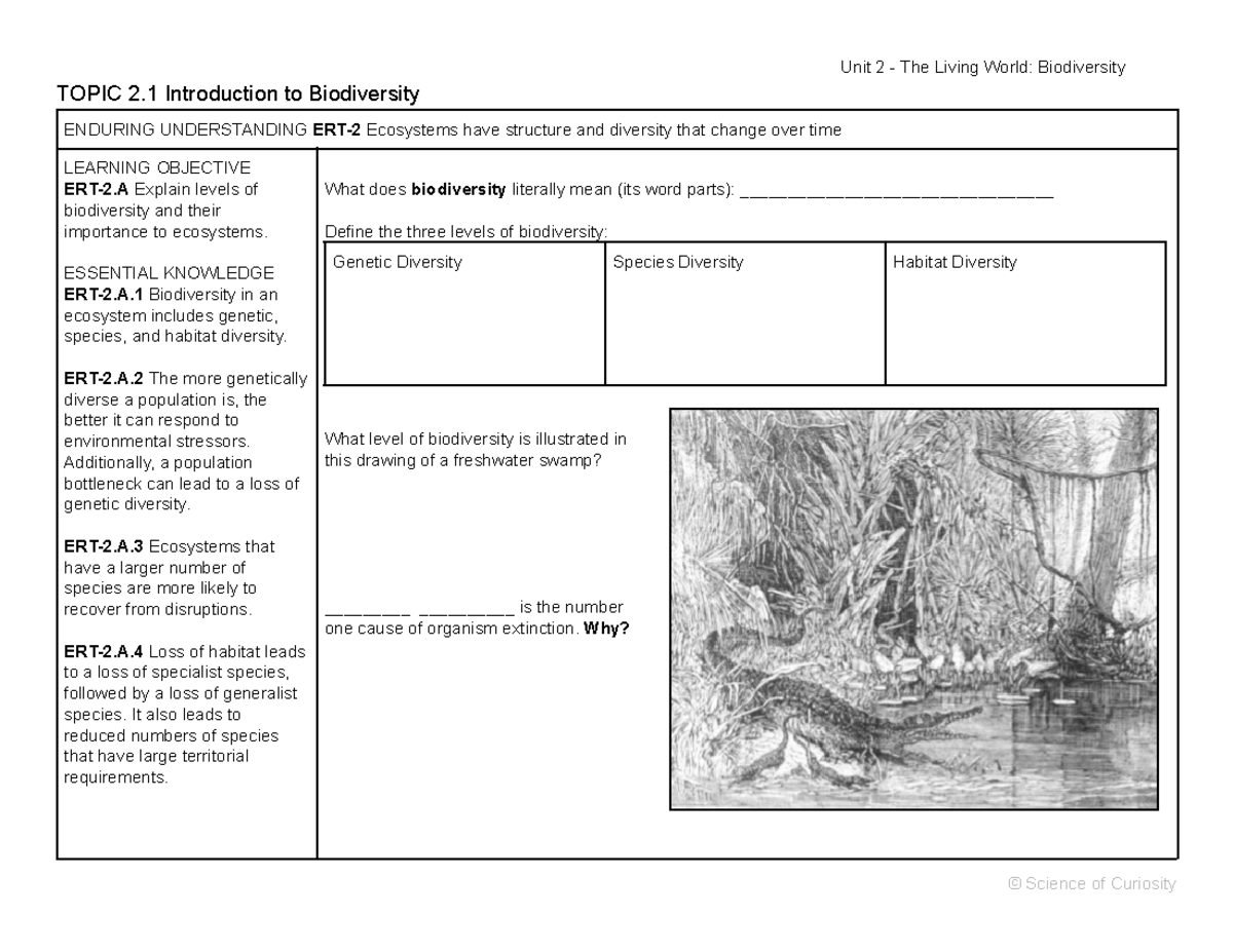 APES+Review+Book+Ecology+Part+2+2023-2024 - Unit 2 - The Living World ...