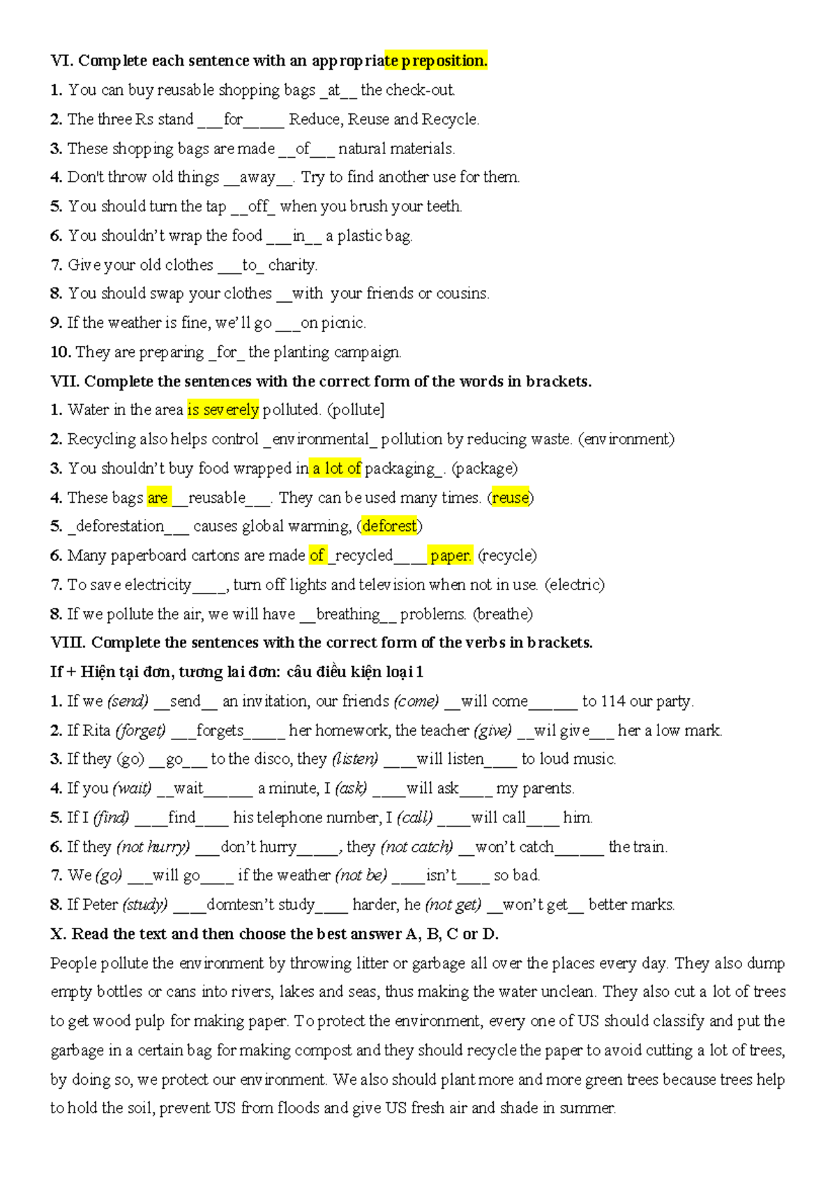 K6G1 - Grammar and English Exercises for Grades 6, 7, and 8 - Studocu