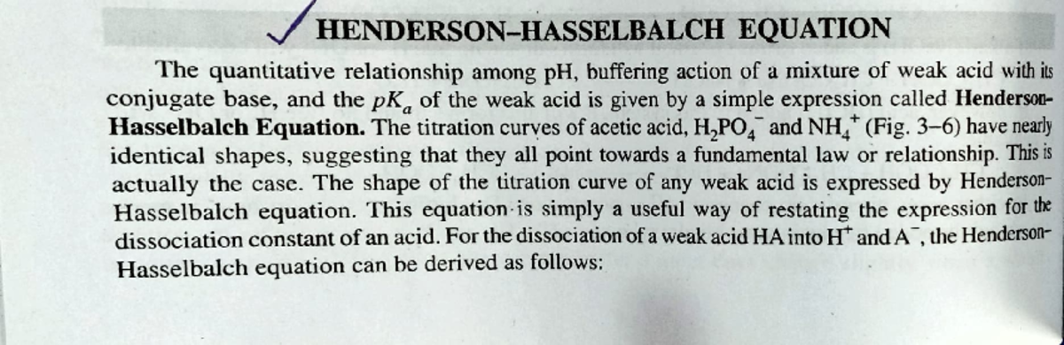 Henderson-hasselbalch Equation - The titration curves of acetic acid, H ...