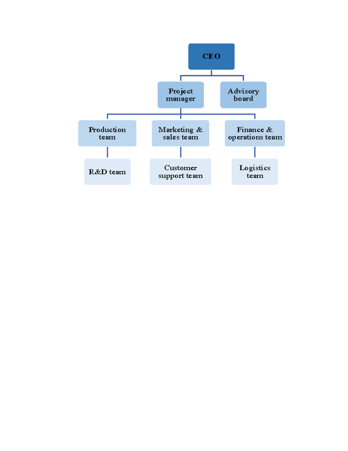 Structure for project - Project Management - CEO Project manager ...