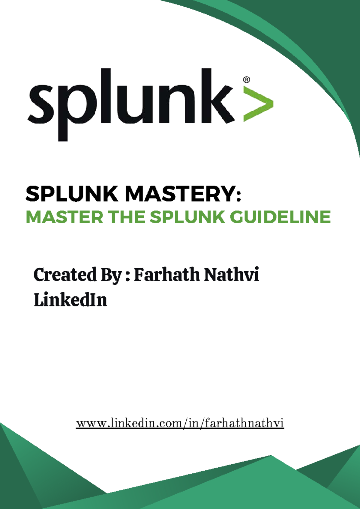 SPLK 101: Mastering Splunk for Data Analysis and Security - Studocu