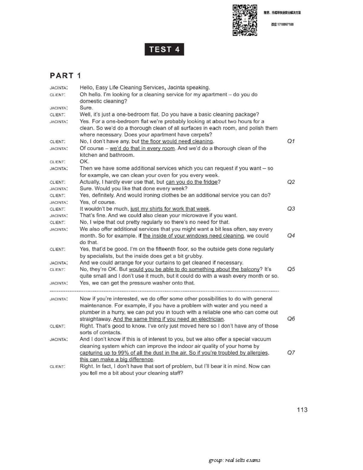 Script test 4 Week 9 - ÔN THI - Ôn thi IELTS - Studocu