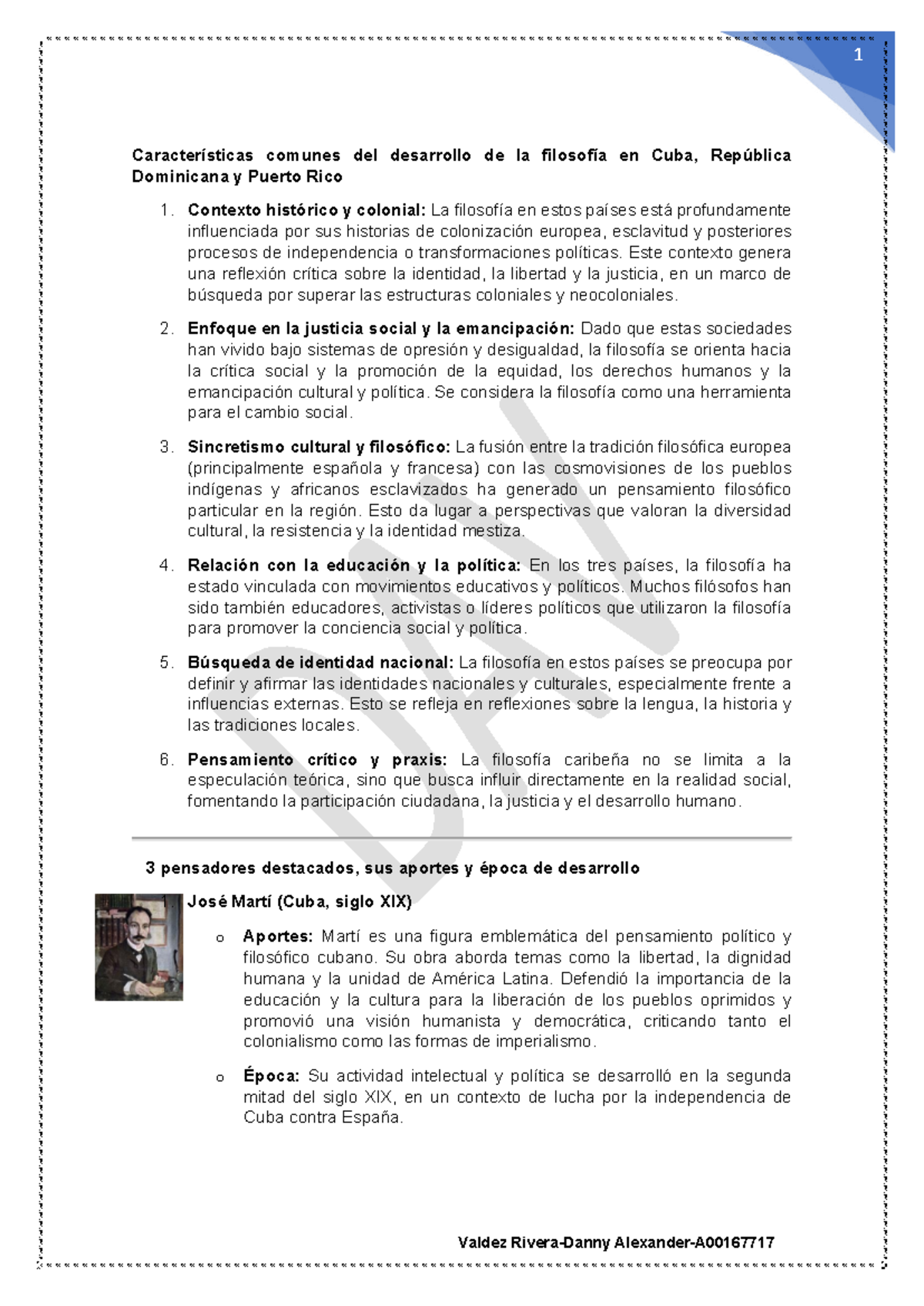 Desarrollo de la Filosofía en Cuba, RD y PR: Contexto y Pensadores ...