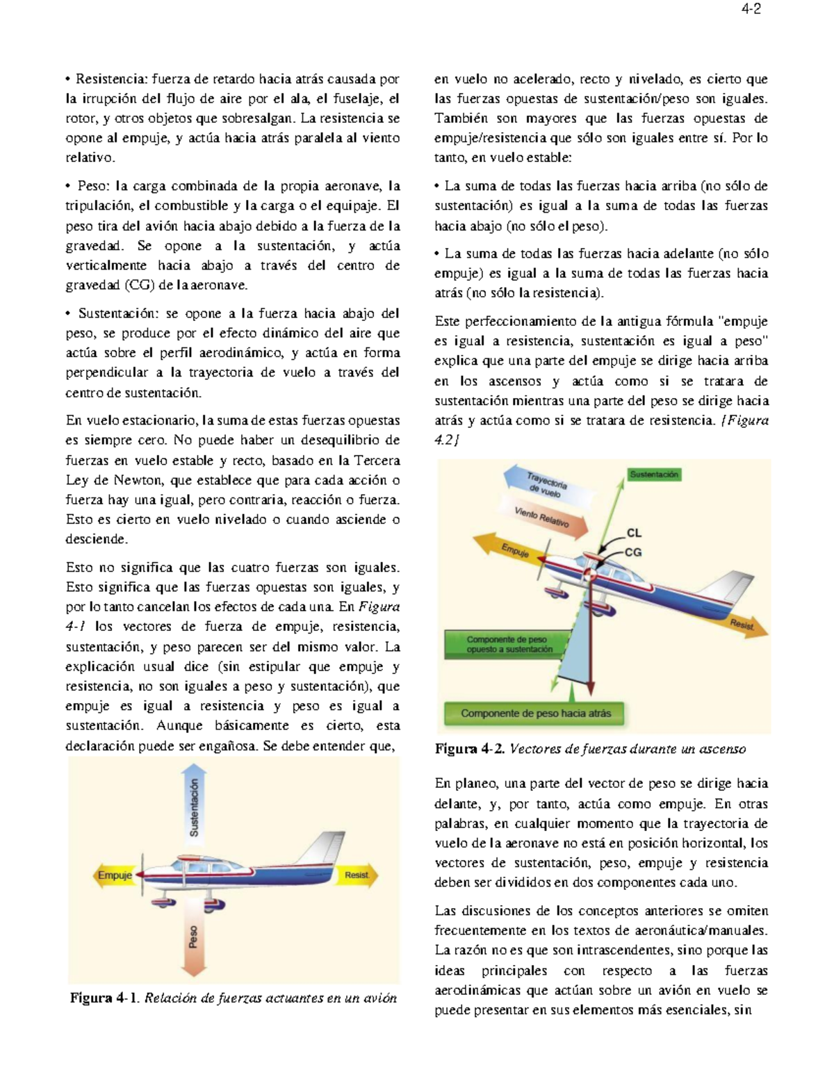 Fuerzas Aerodinámicas Actuantes en un Avión - Aerodinámica del Vuelo