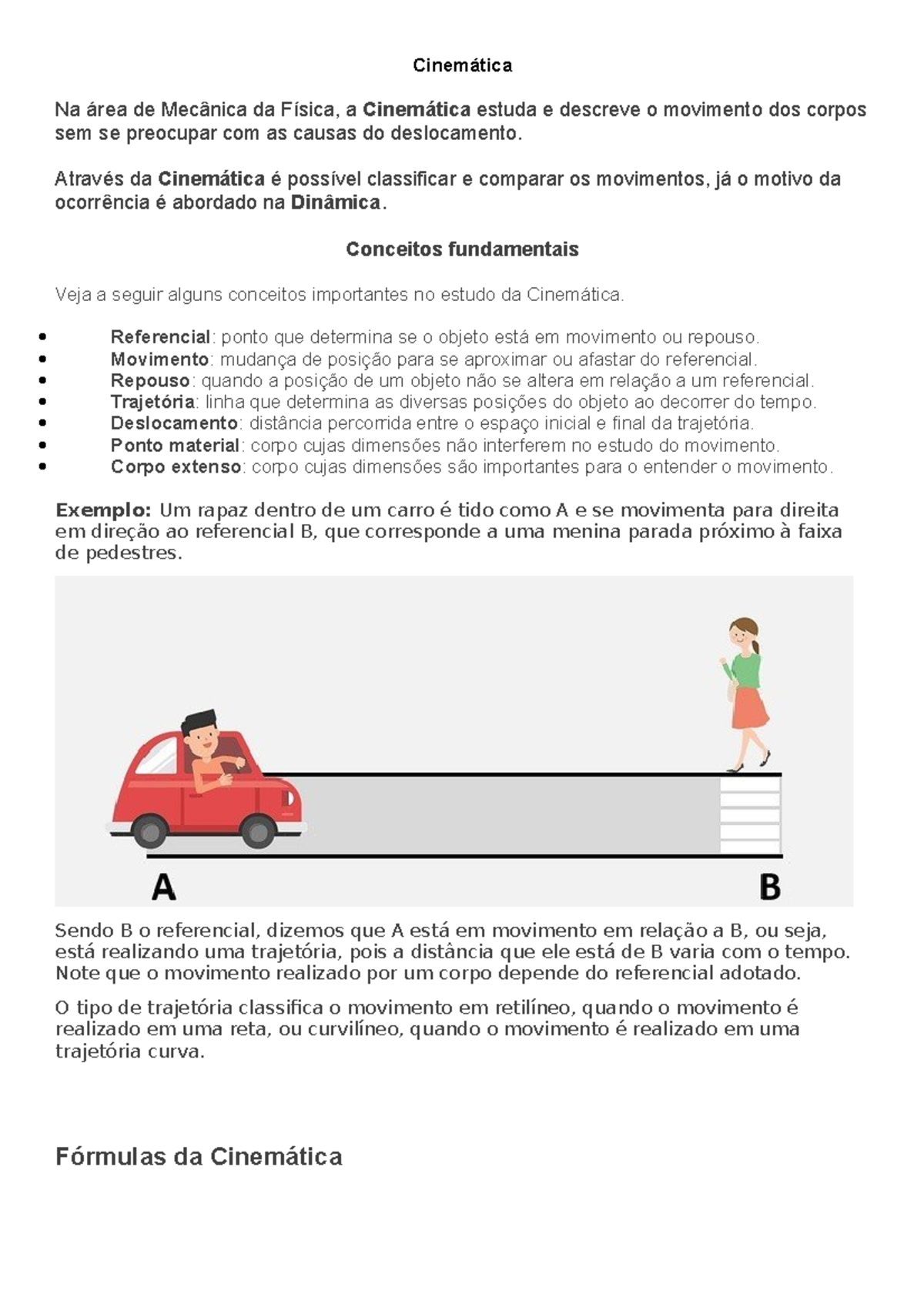 Cinemática na Física: Conceitos e Fórmulas Fundamentais - Studocu, image size:1200x1698