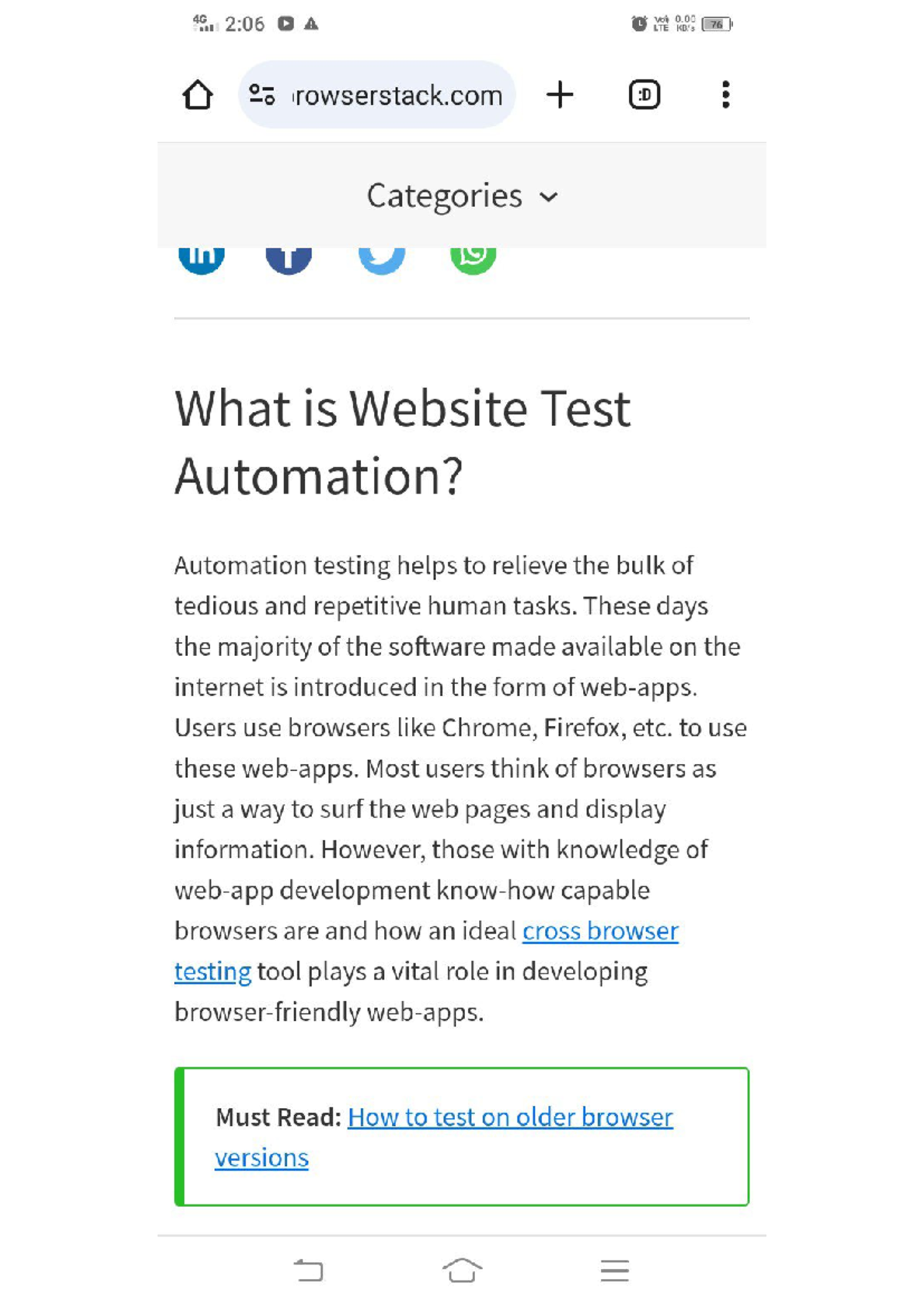 Software Testing Unit 5: Best Practices for Automated Web Testing - Studocu