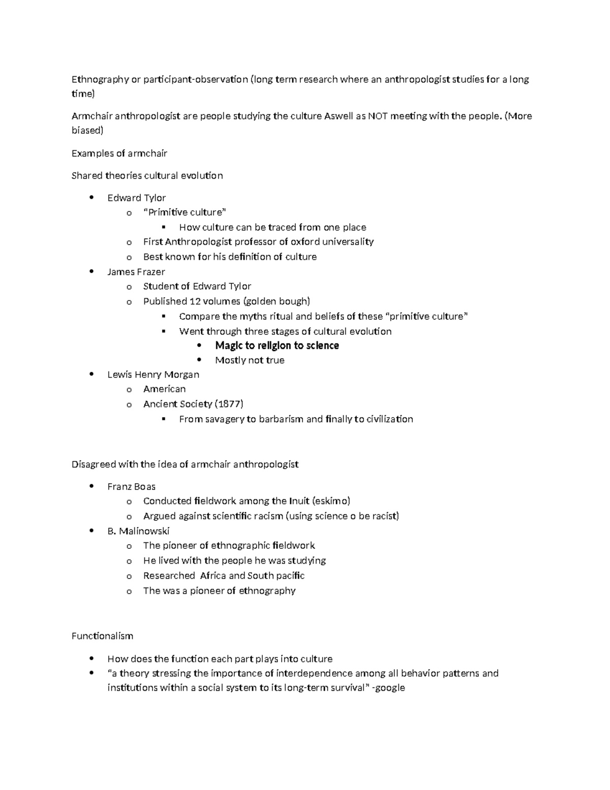 Lesson 2 ANTH 222 - Lecture Notes on Ethnography and Cultural Theory ...