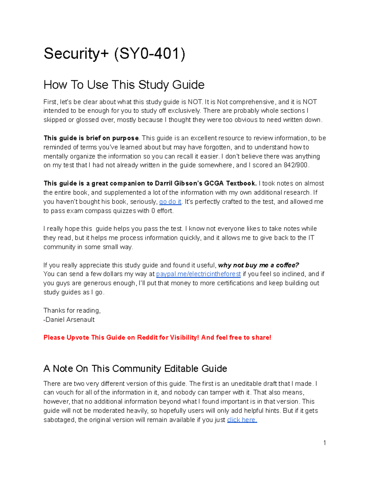 Security+ (SY0-401) Study Guide: Key Concepts and Review Notes - Studocu