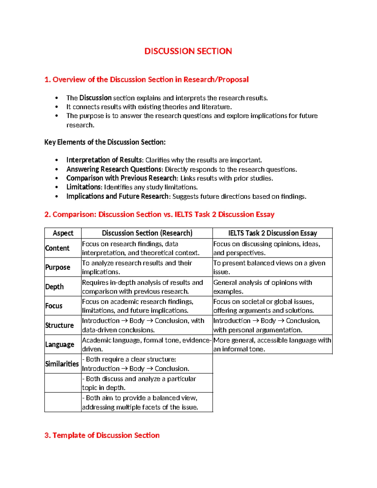 Discussion Section Worksheet: Analyzing AI Tools in Academic Writing ...