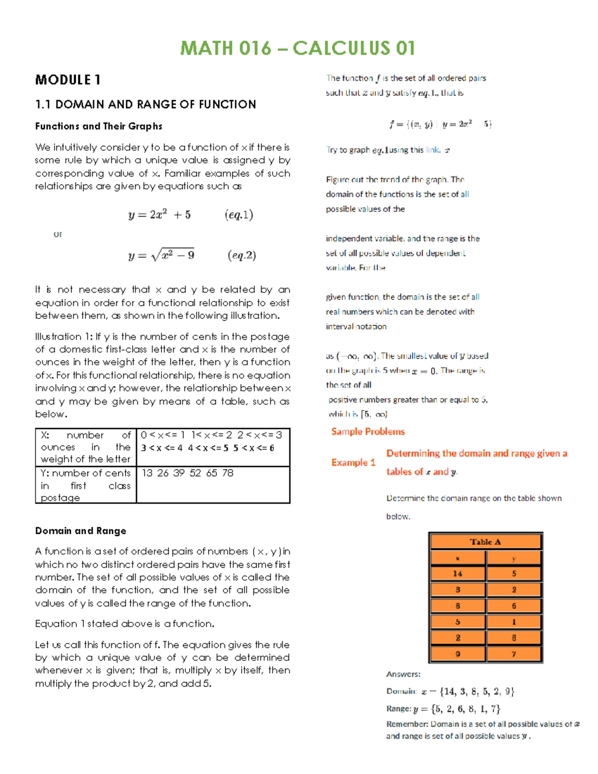 MATH - Module 2: Fundamental Rules of Differentiation Explained - Studocu