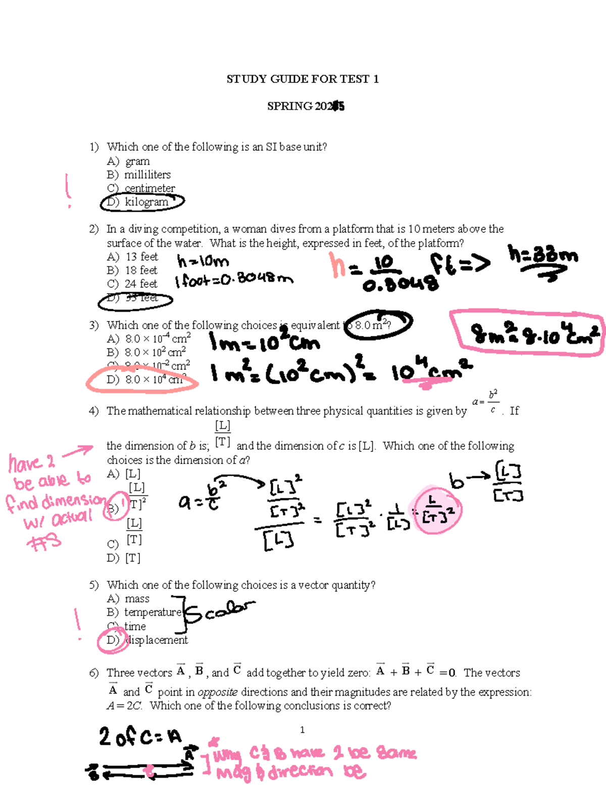 Study+Guide+for+Test+1-Spring+2023 - 1 STUDY GUIDE FOR TEST 1 SPRING ...