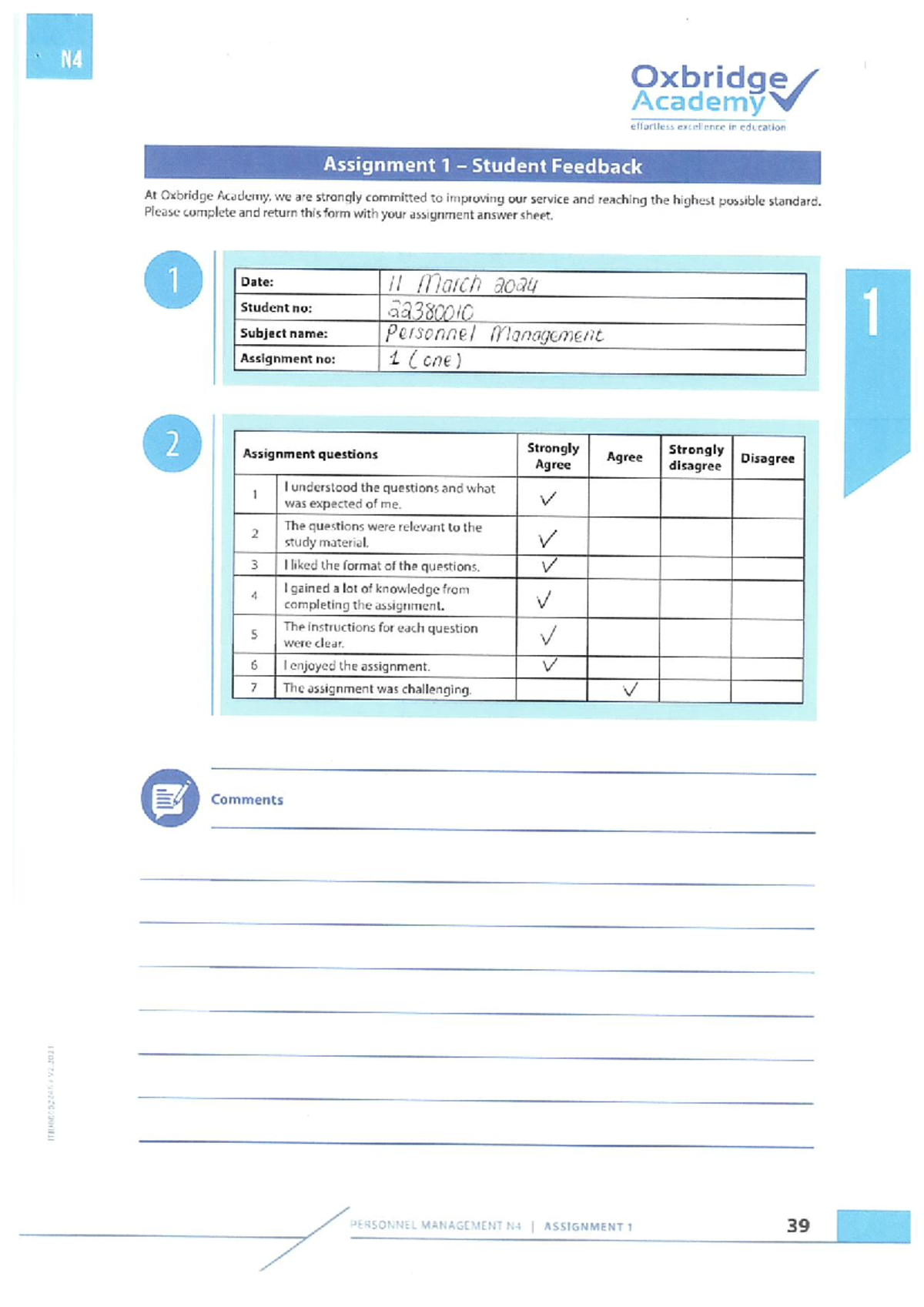 Personnel Management Study Guide - Course Code: 22380010 - Studocu