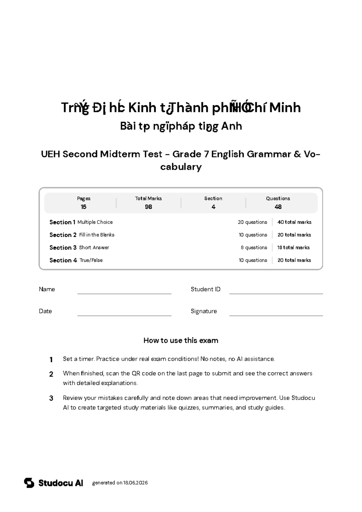 ueh-grade-7-english-midterm-test-grammar-vocabulary-studocu