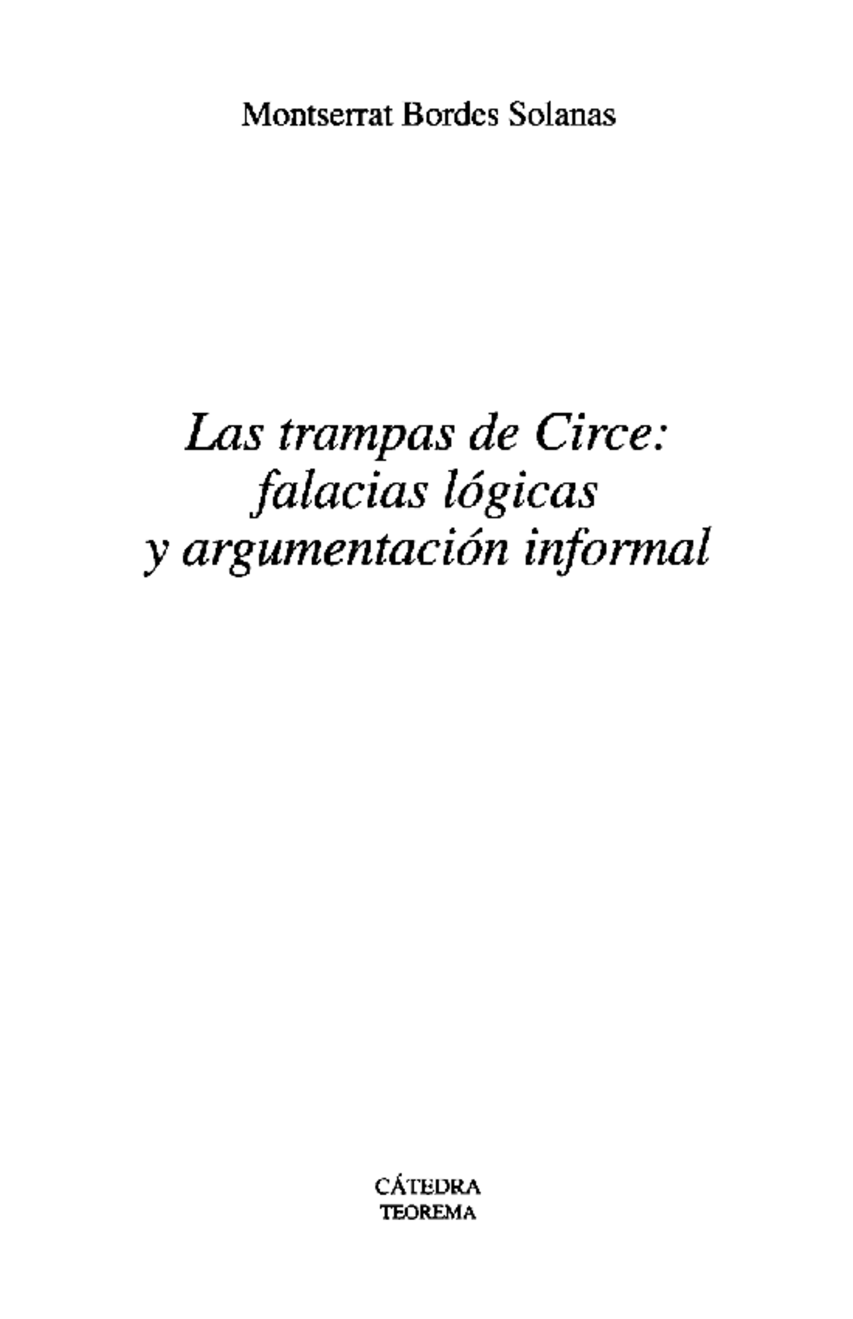 Bordes Solanas - Análisis de 