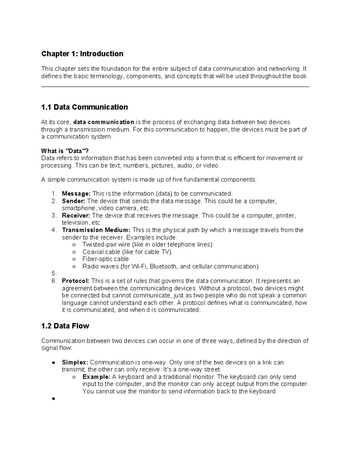 Chapter 3: Intro to Physical Layer - Data Communication & Networking ...