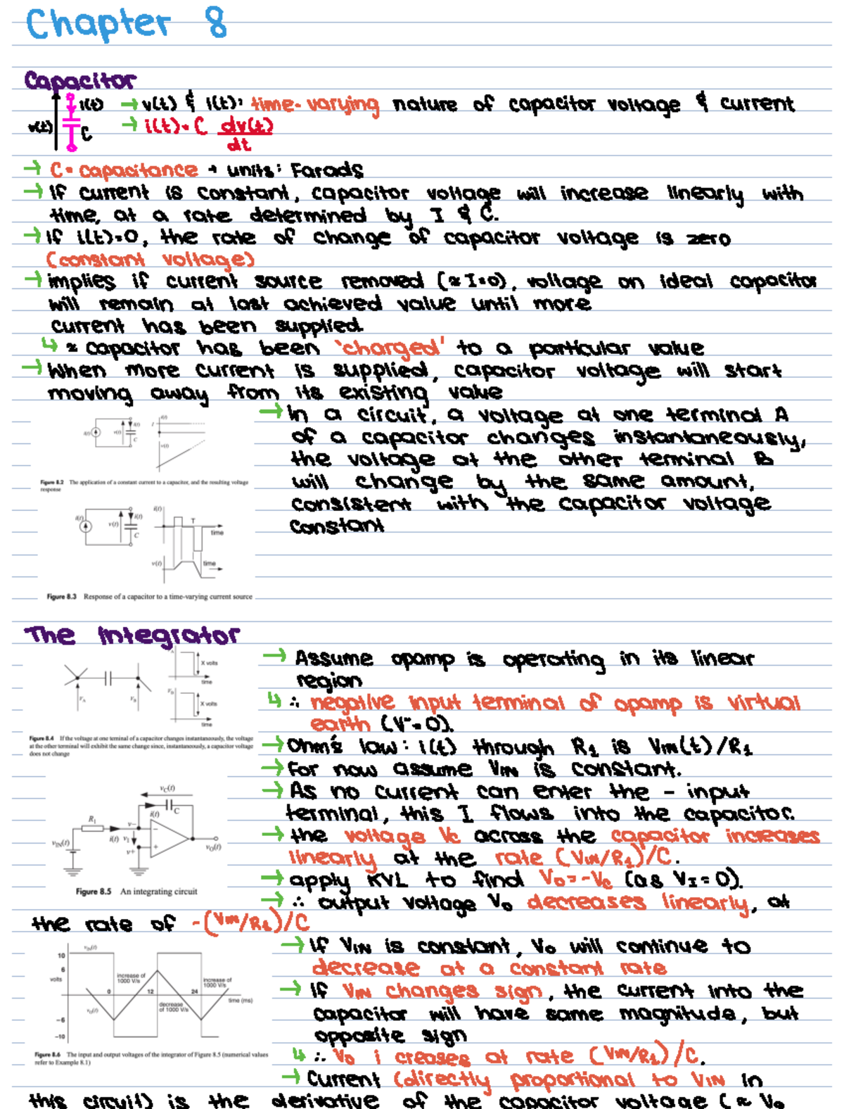 Chapter 8 - Lecture Notes on Capacitors and Their Voltage Dynamics ...