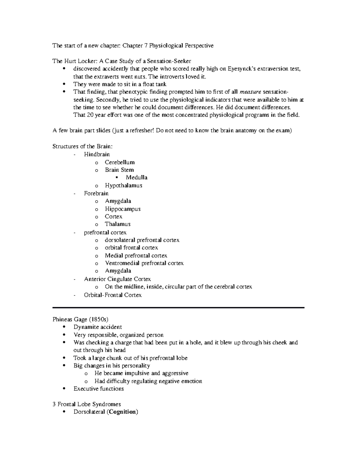 Chapter 7 summary personality - The start of a new chapter: Chapter 7 ...