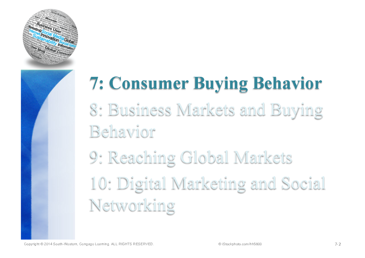 Chapter 07: Insights into Consumer Behavior and Decision Making - Studocu