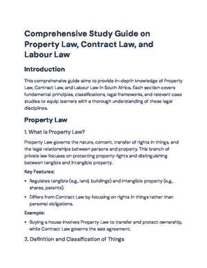 Understanding Property Rights, Real Rights & Creditor's Rights - Course ...