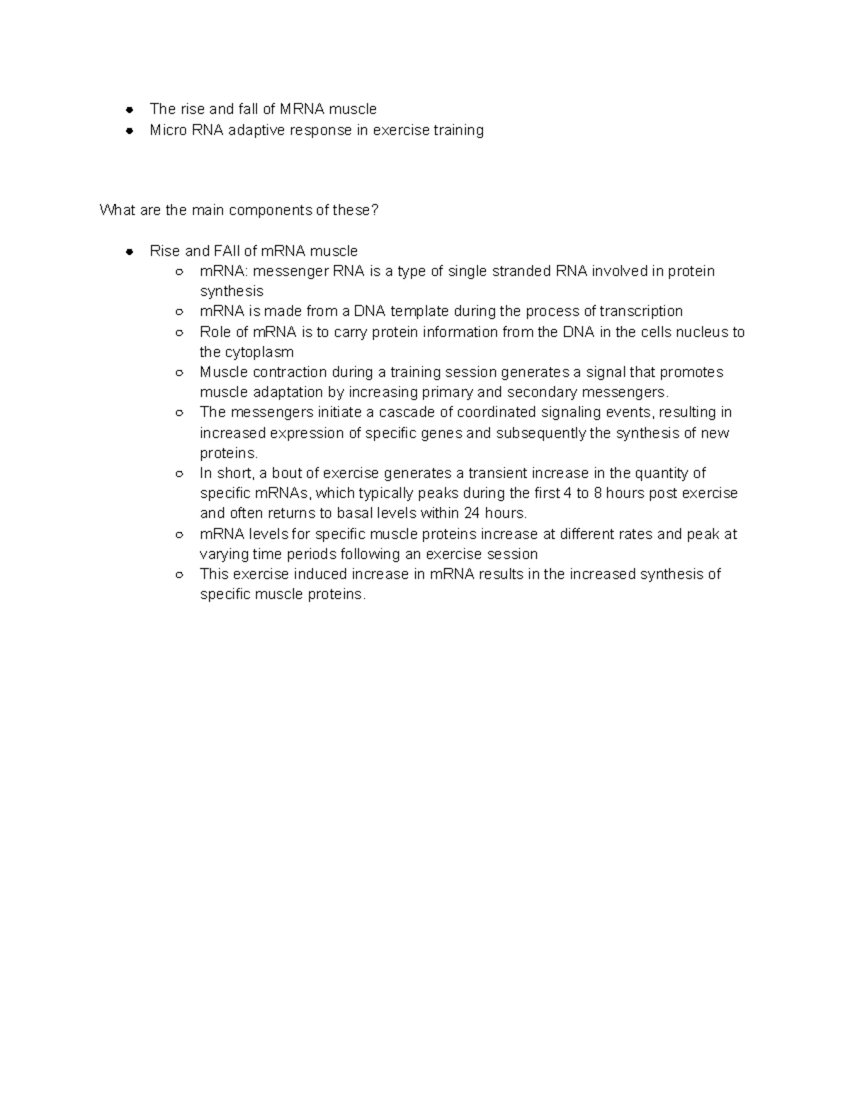 410 Chp 0 Notes - Exercise Physiology Intro Notes - Chapter 0: Lecture ...
