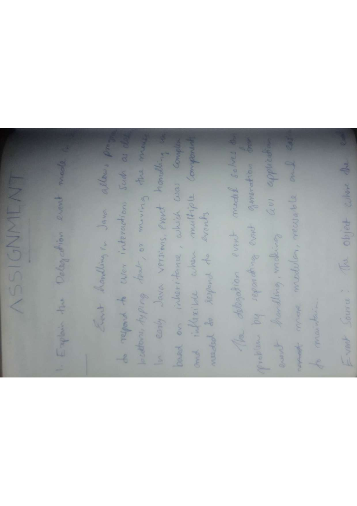 Java Programming: Assignment 1 on Delegation Event Model and AWT - Studocu