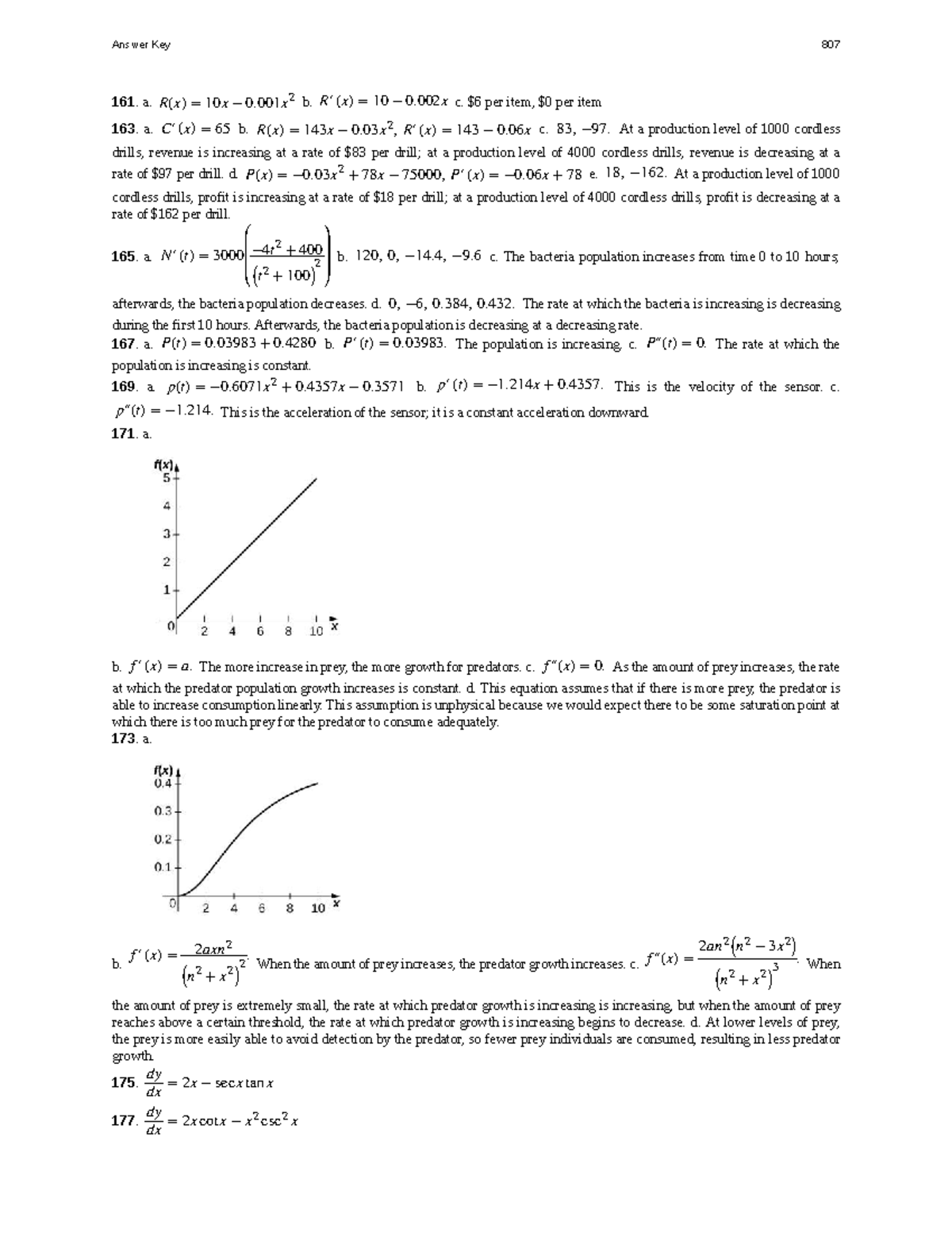 Answer Key for Calculus Volume 1 - Part 408 - Studocu