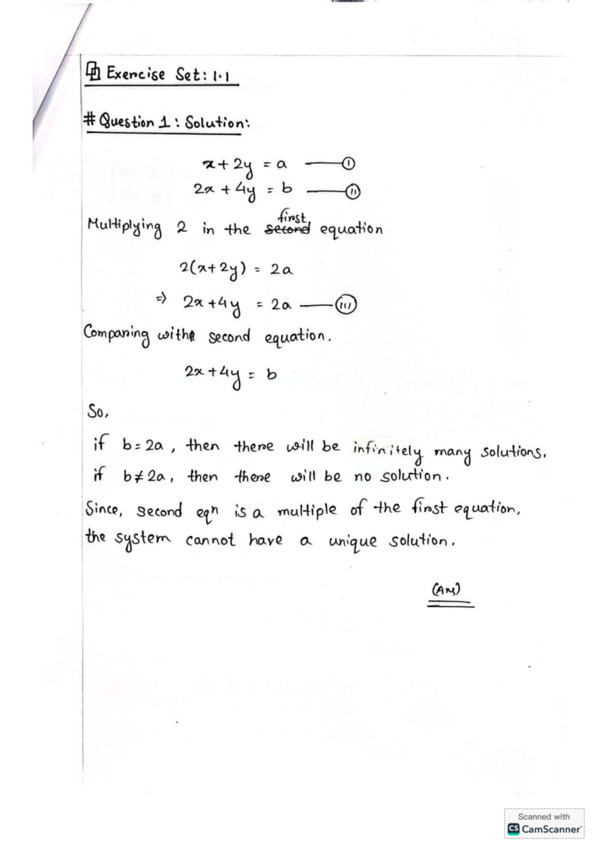 MAT125 Assignment 1: Solutions to Exercise Set 1 Questions - Studocu
