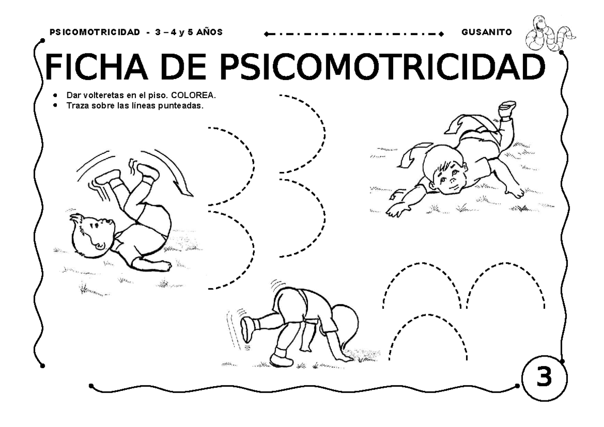 Psicomotricidad 3 AÑOS: Actividades de Movimiento y Juego - Studocu