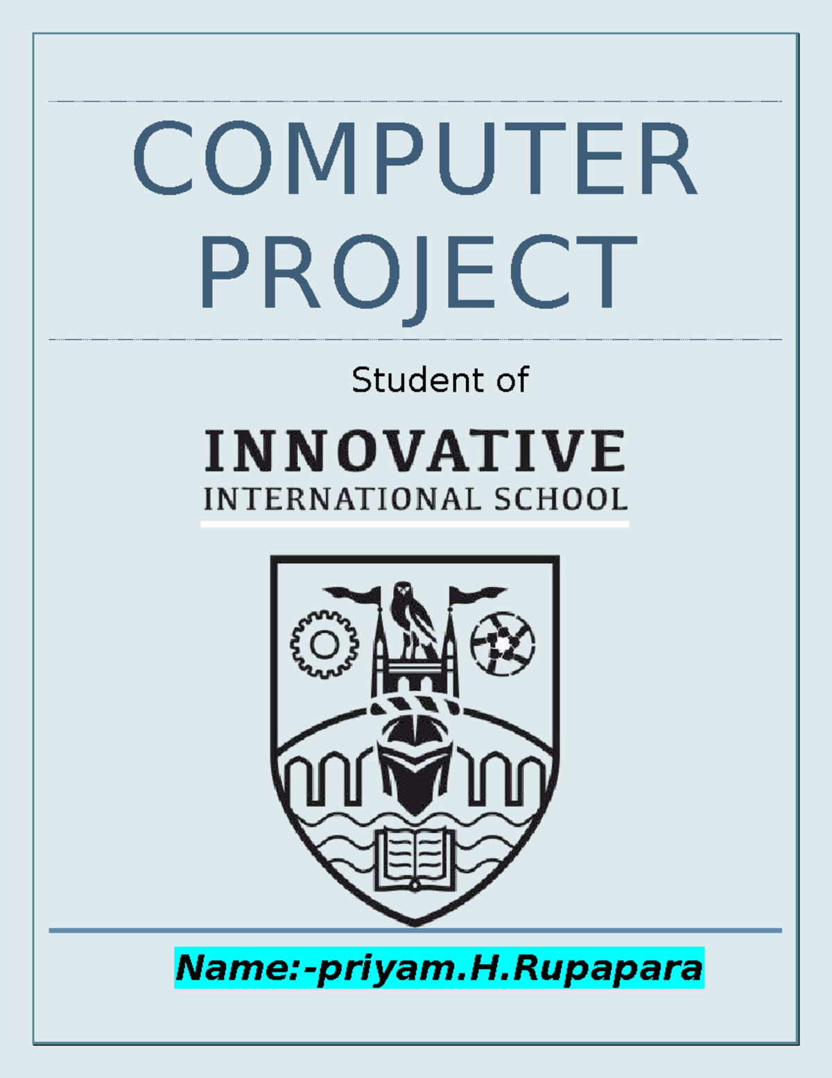 COMPUTER PROJECT: GIFT City Vision and Cybersecurity Insights - Studocu
