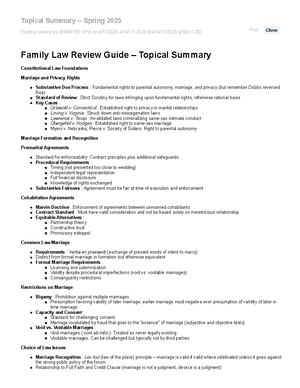 Legal Aspects of Divorce, Child Custody, and Parentage - LAW 101 ...