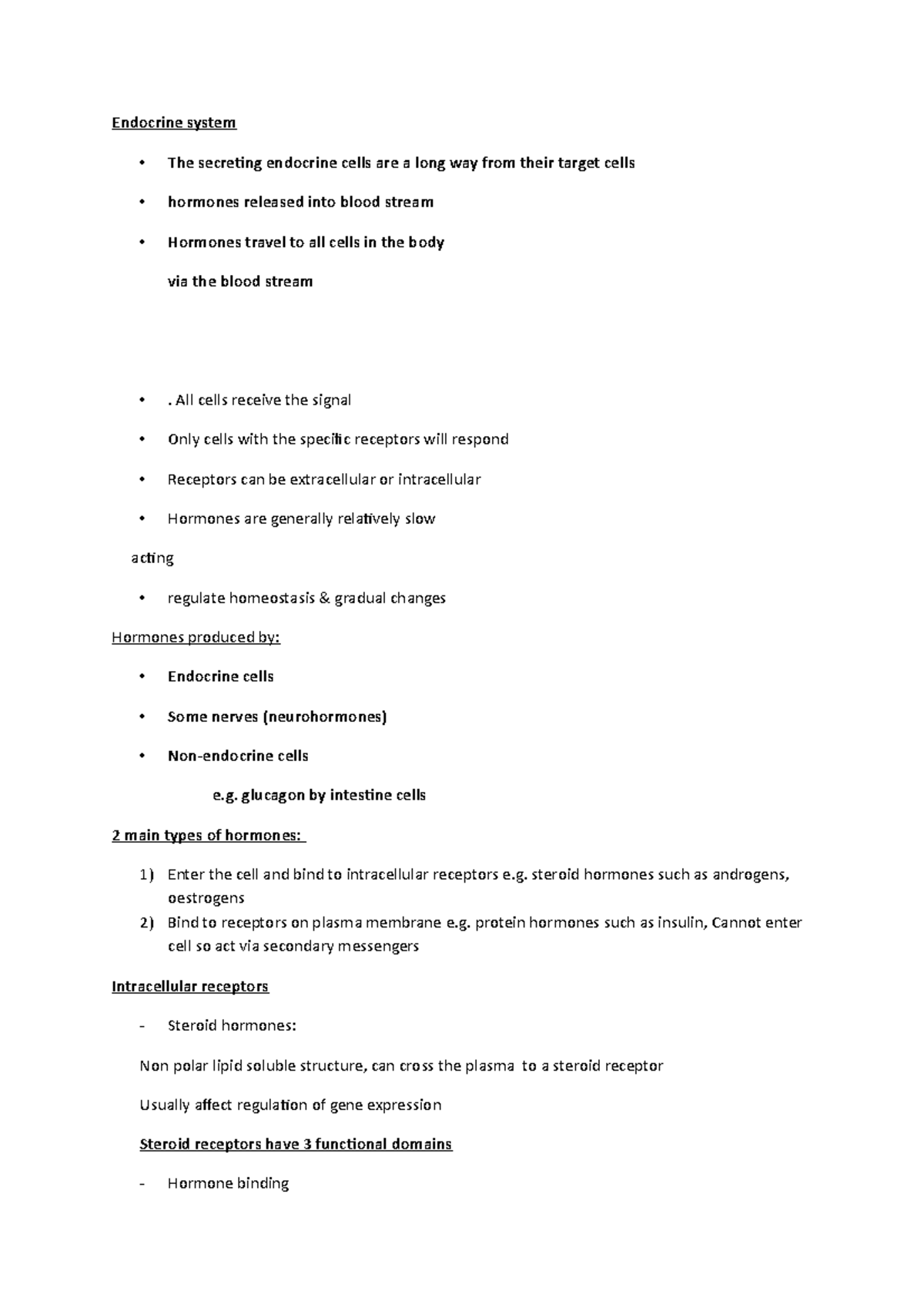 Autocrine and paracrine intro 2 - Endocrine system - The secreting ...