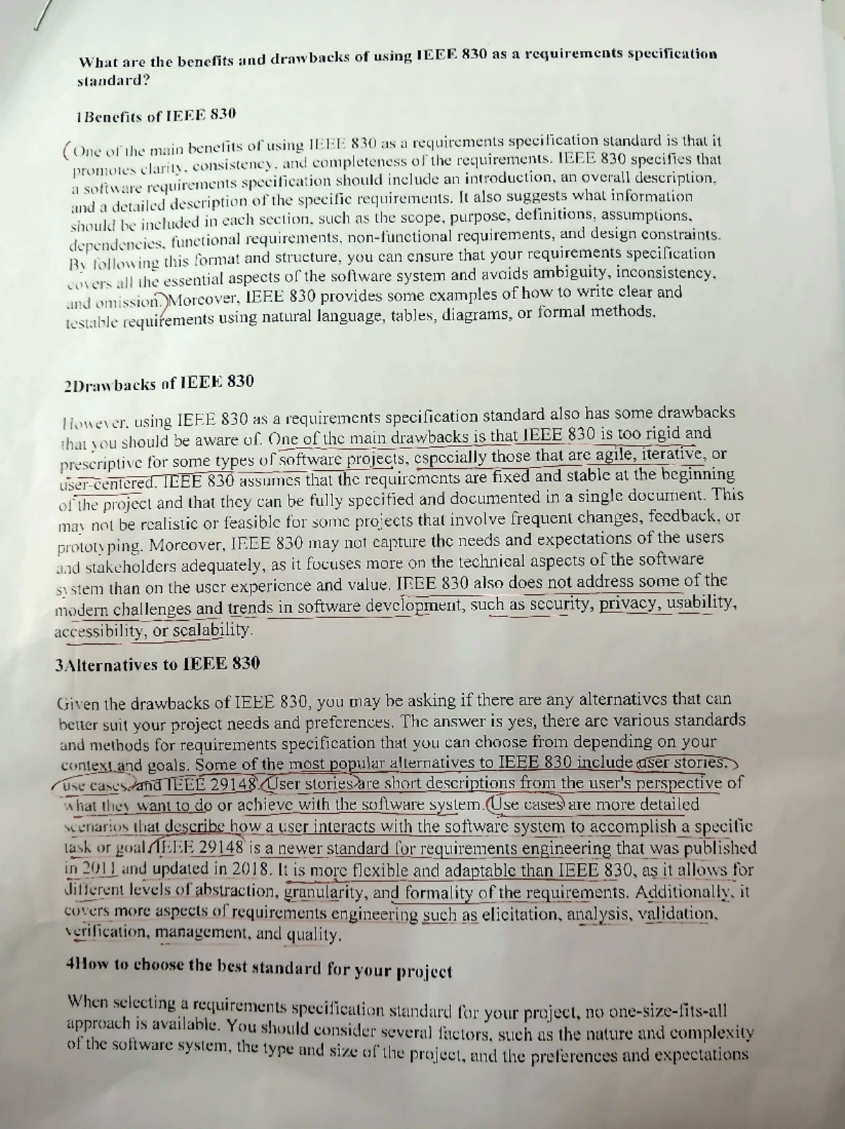 Benefits and Drawbacks of Using ISO 830 as a Requirements Standard ...