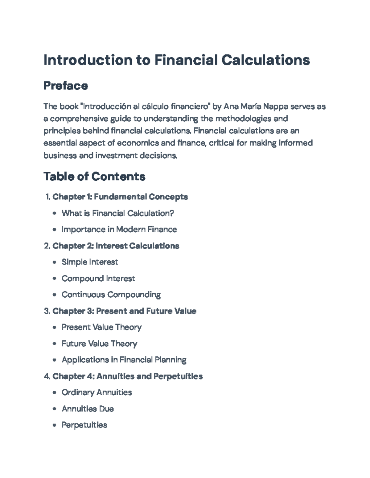 Advanced Financial Calculations (FIN 101): Key Concepts & Strategies ...