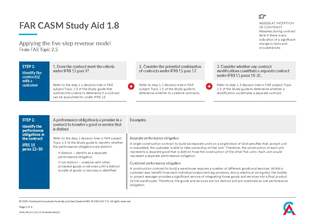 CASM FAR 4-3-4 SA 2-1 Acct-Fin-Aset-Liab 01 - © 2023 Chartered ...