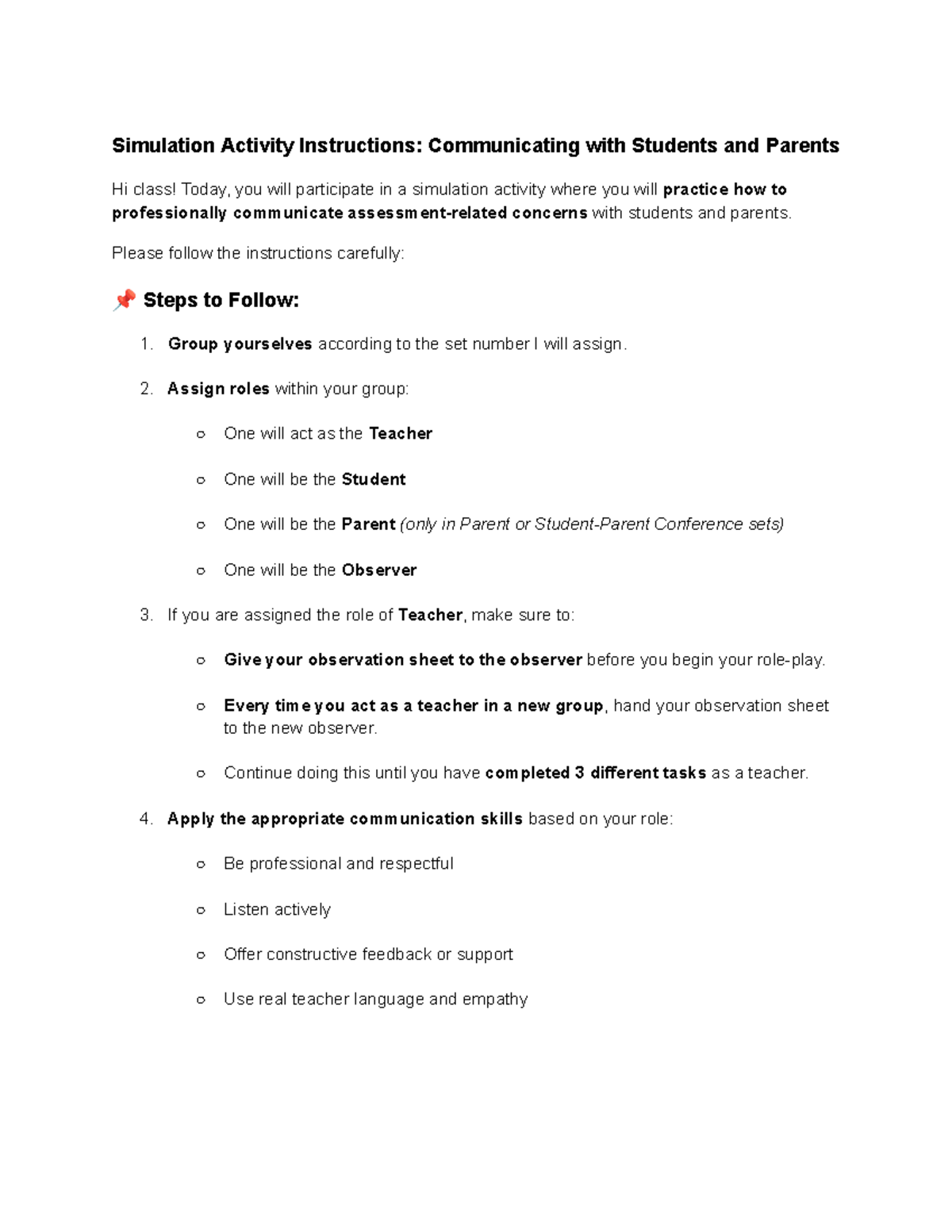 Simulation-Activity-Instructions -Communicating-with-Students-and ...