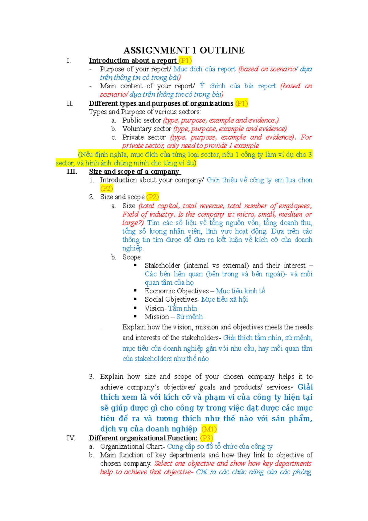 Assignment 1 Outline 5032: Exploring Organizational Structures and ...