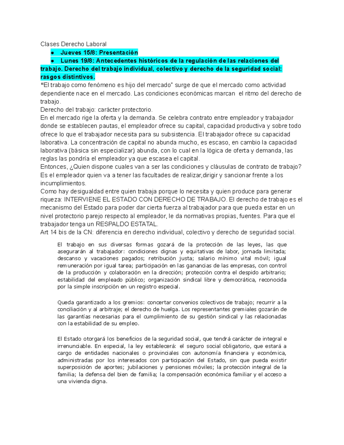 Resumen Segundo Parcial: Unidad 6 - Inflación y Mercado Laboral - Studocu