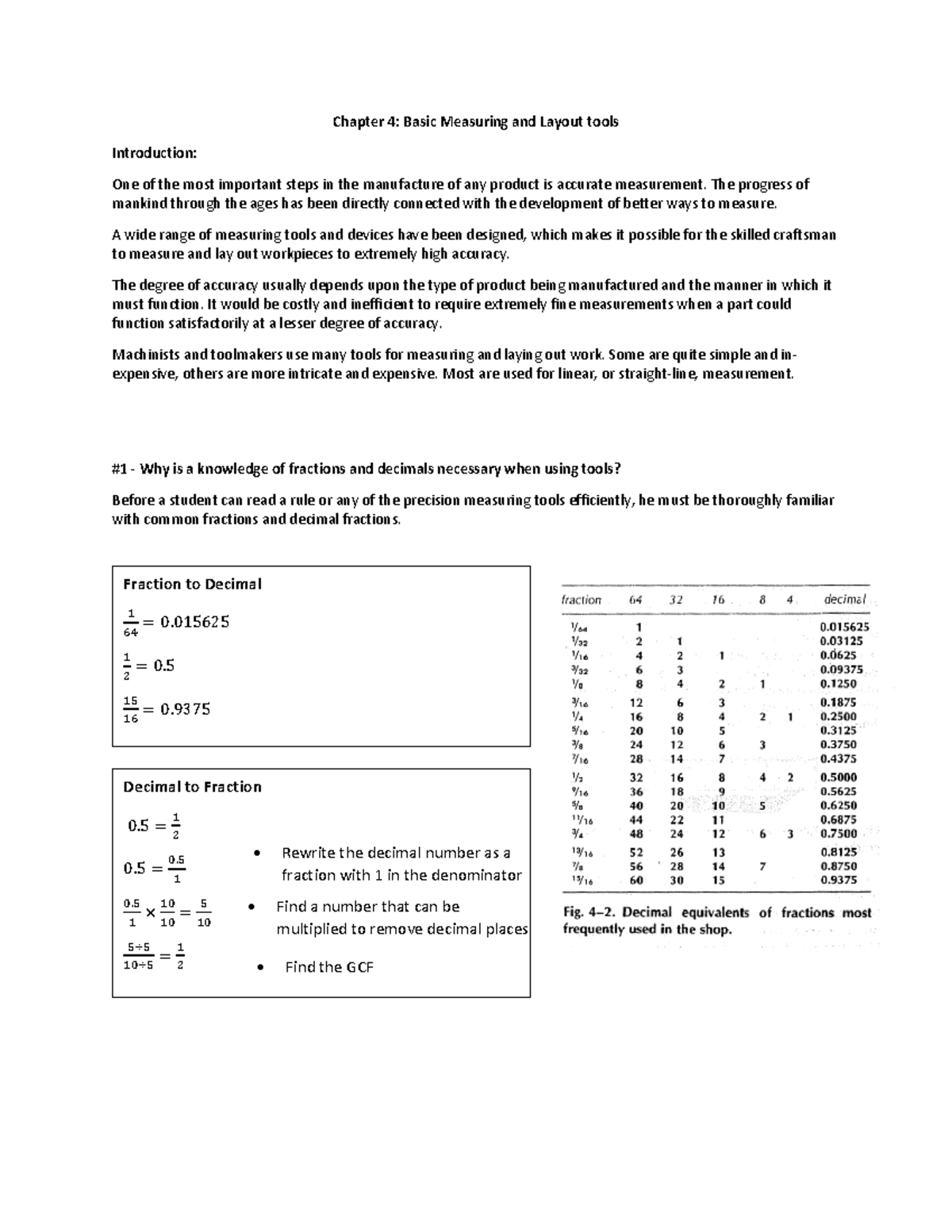 Chapter 4 (Module) - Measuring Tools and Their Applications Review ...