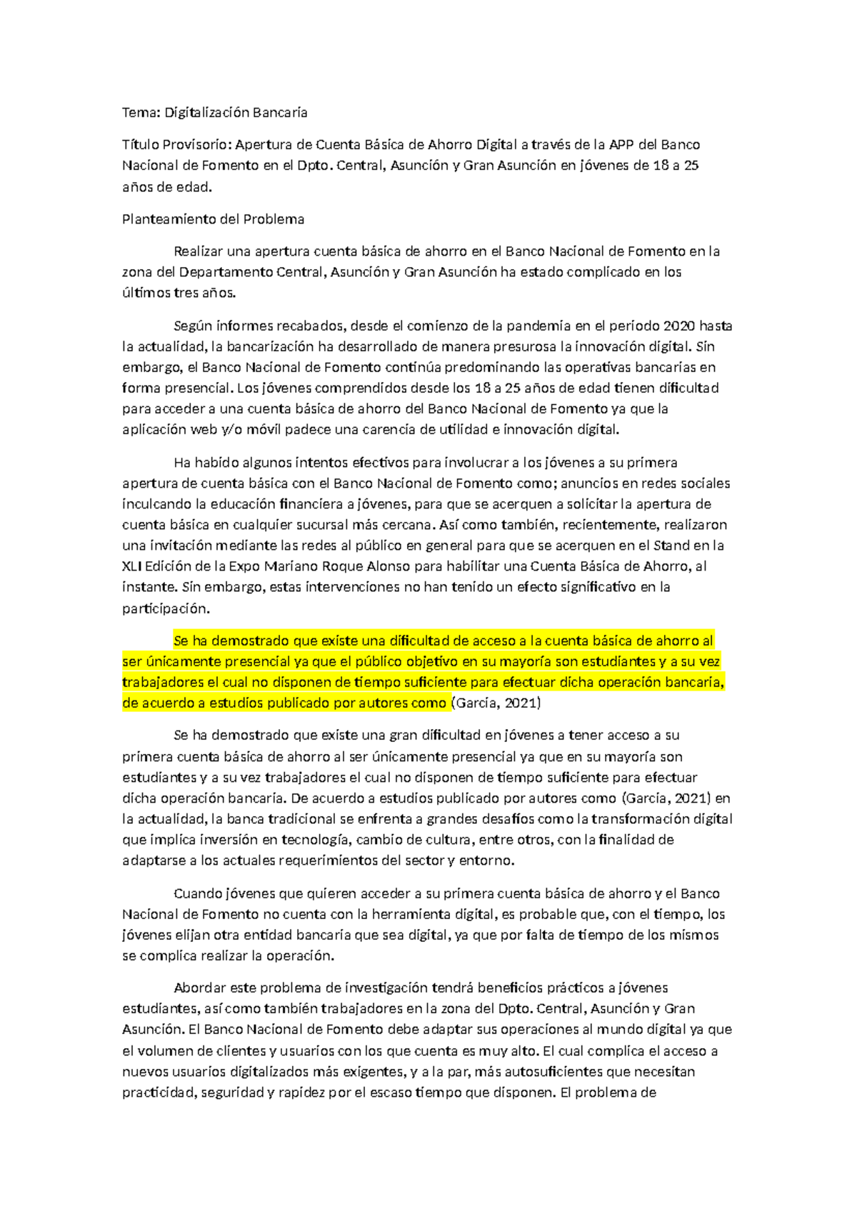 Apertura de cuenta básica de ahorro digital en jóvenes de 18 a 25 años ...