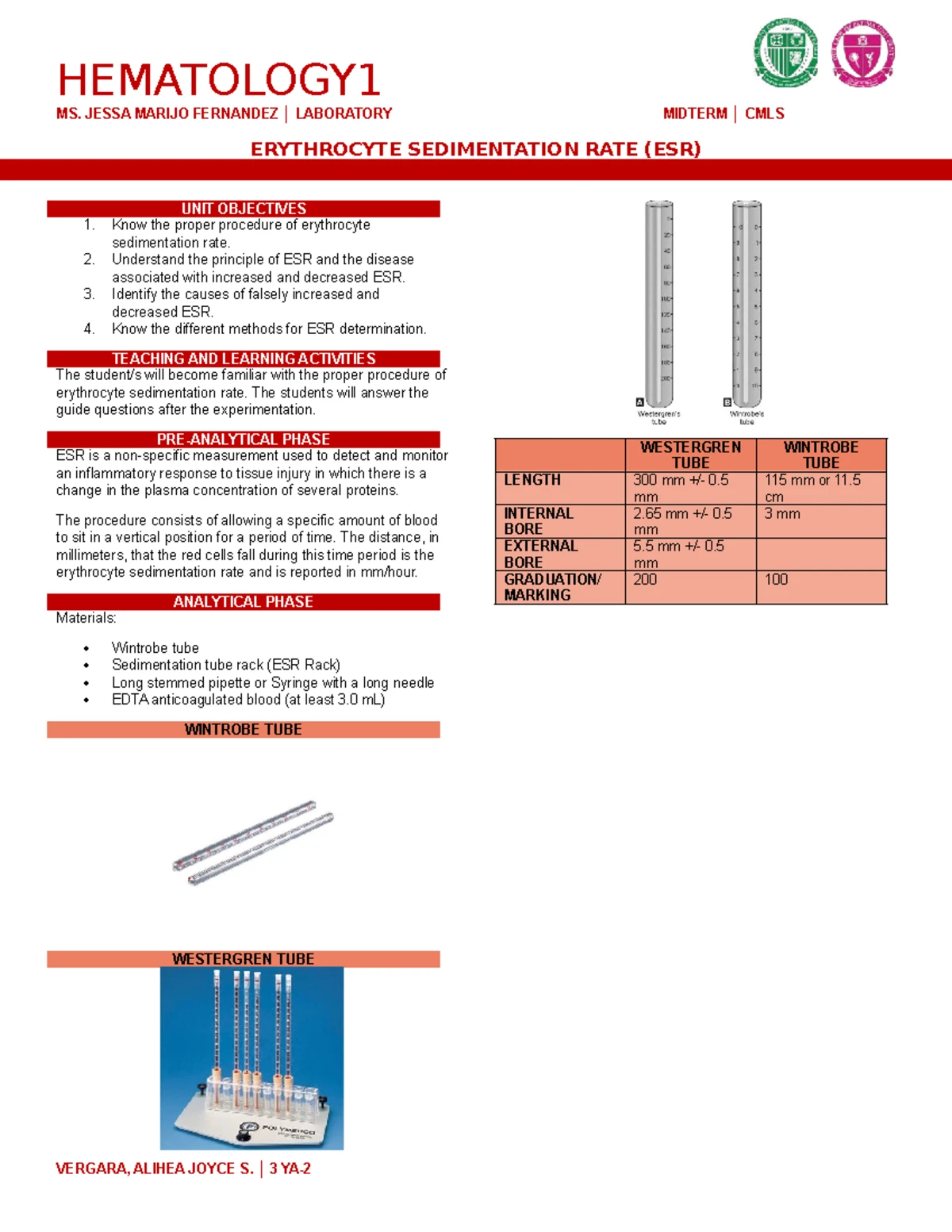 Capillary Puncture Techniques for Laboratory Midterm CMLS - Studocu
