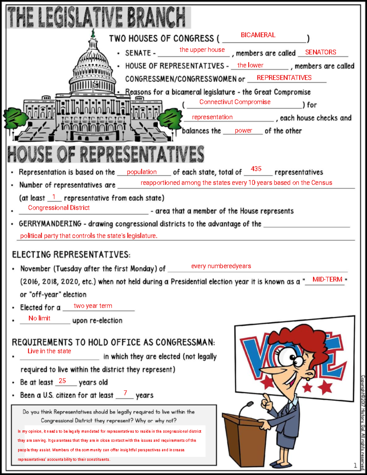 Legislative Branch Guided Notes (Course Code: 1) - Studocu