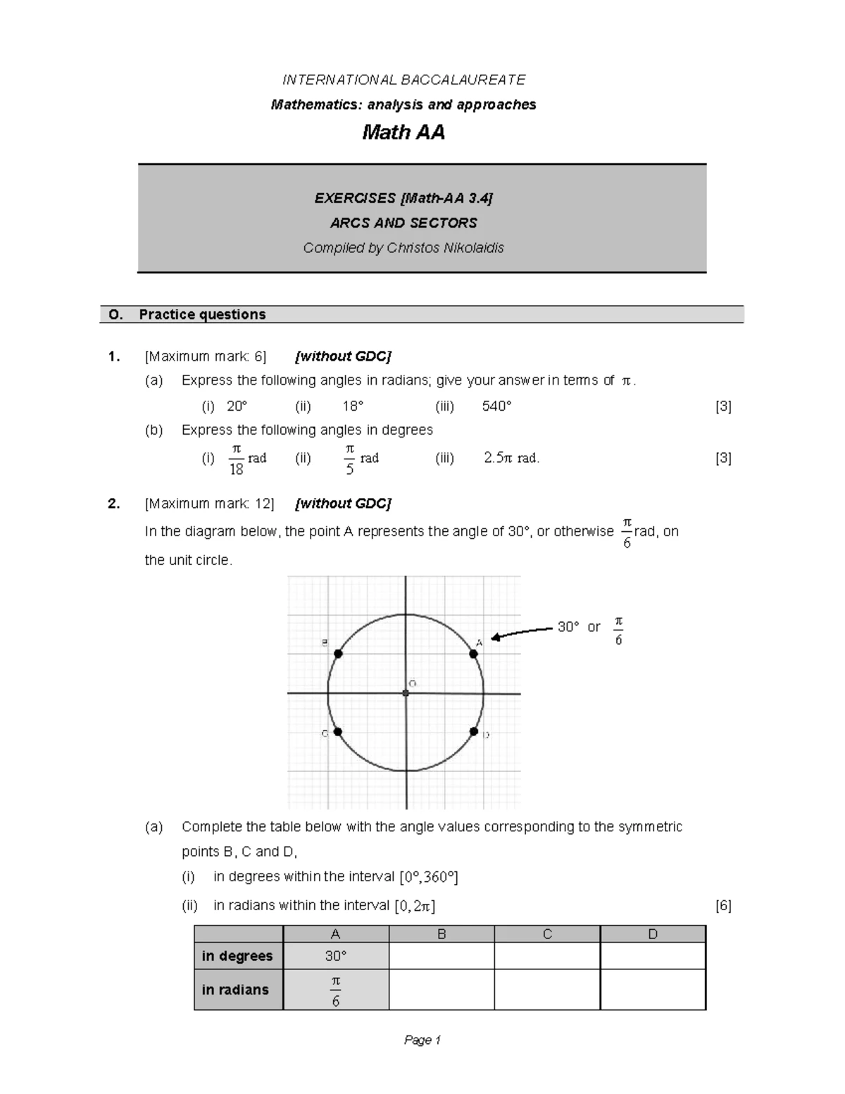 [Math AA] Percentage Change: Financial Applications Exercises - Studocu