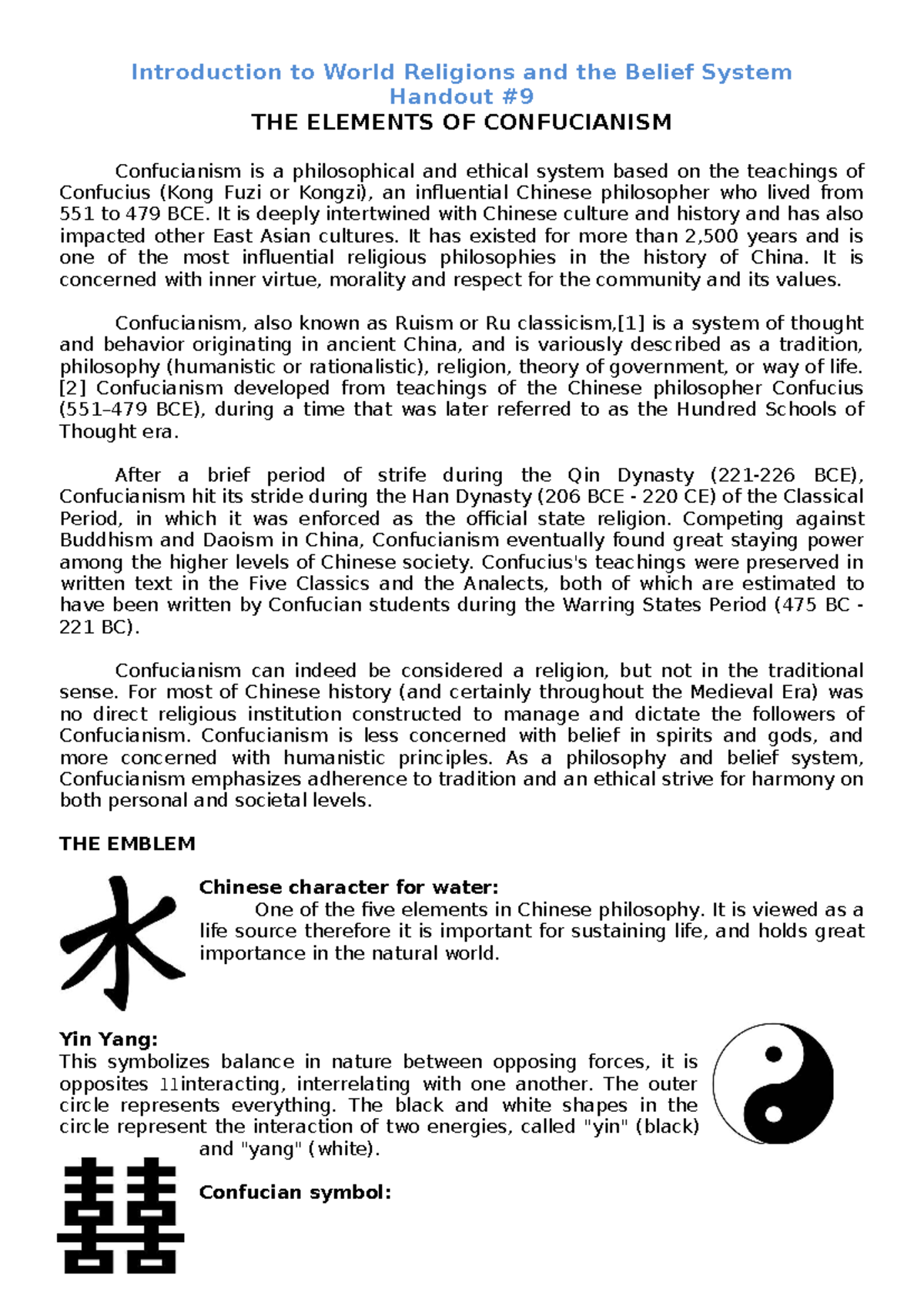 Confucianism Overview: Key Teachings and Social Implications (LP 9 ...