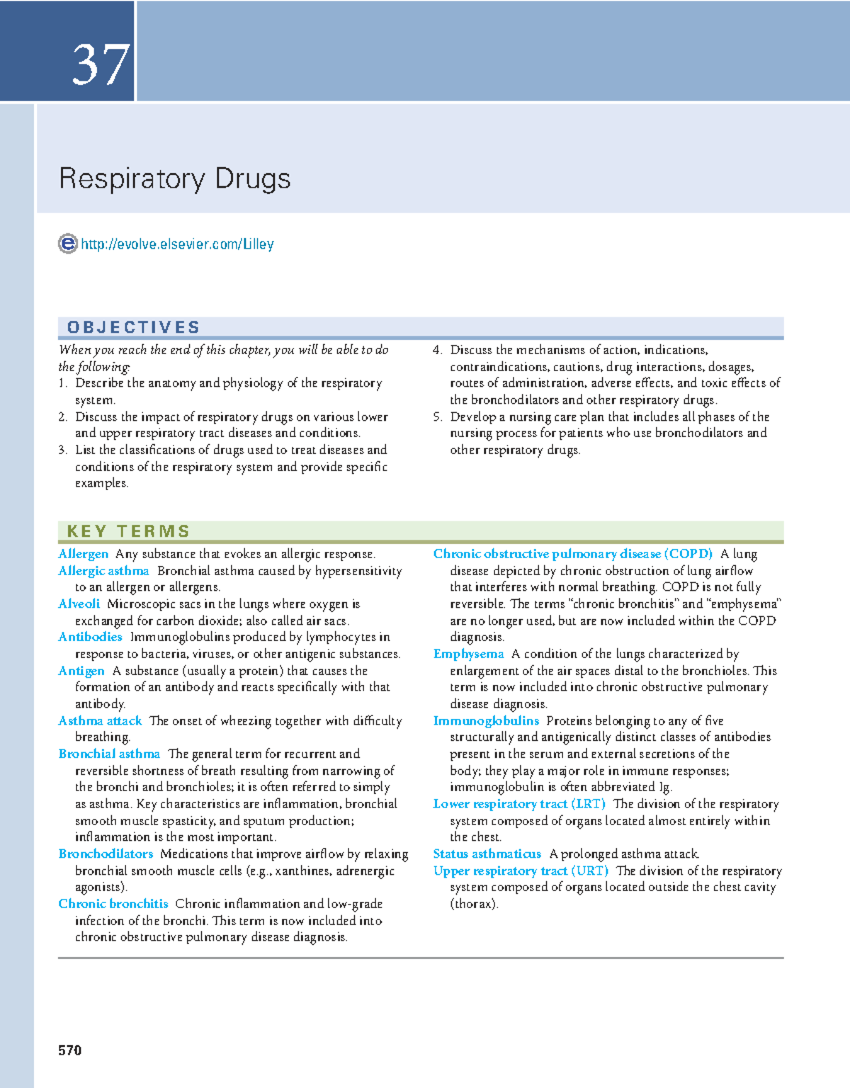 Respiratory Pharmacology: Asthma & COPD Treatment Protocols (37) - Studocu